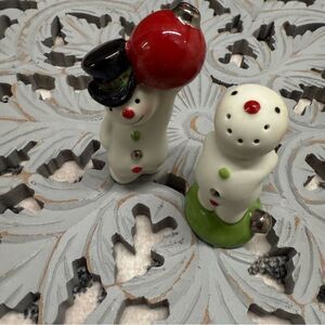 Hallmark Festive Snowman Shaker Set - Red, Green, and White